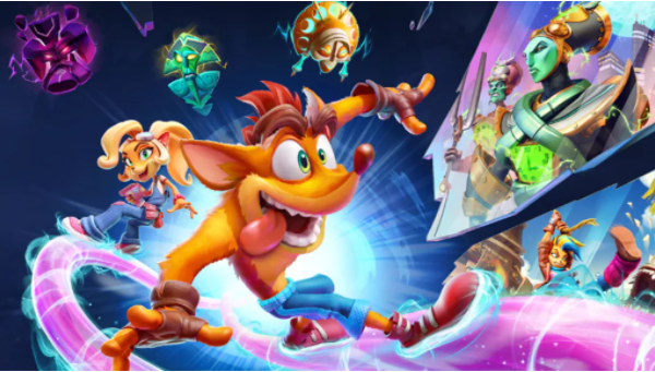 秘密撞車Bandicoot 4的 logo和設(shè)計(jì)標(biāo)志讓粉絲們大吃一驚.png