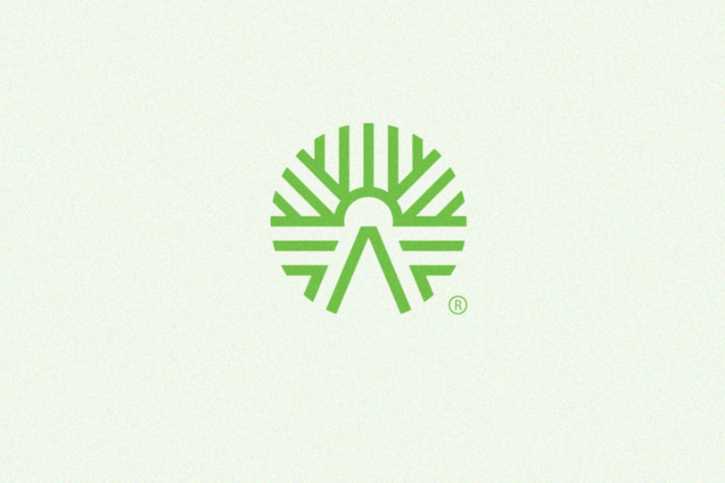 太陽元素的發(fā)著光的農(nóng)業(yè)logo.png